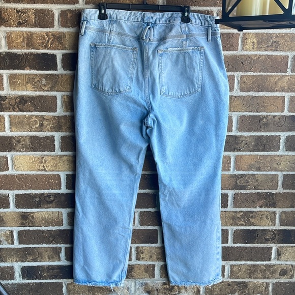 Good American & Zara Blue Bootcut Jeans - Picture 4 of 11
